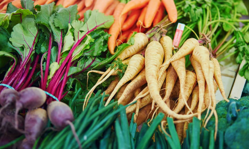 Produce at a DC farmers market
