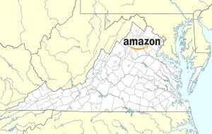growth of fairfax area with amazon
