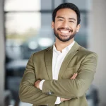 Happy property manager in Washington DC.