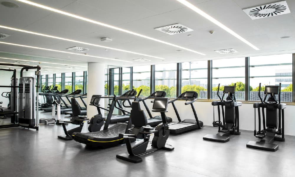 exercise equipment inside one of the best gyms in McLean, VA