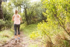 10 Interesting Things to Do in Fairfax County 12 Blonde athlete jogging on trail in the nature